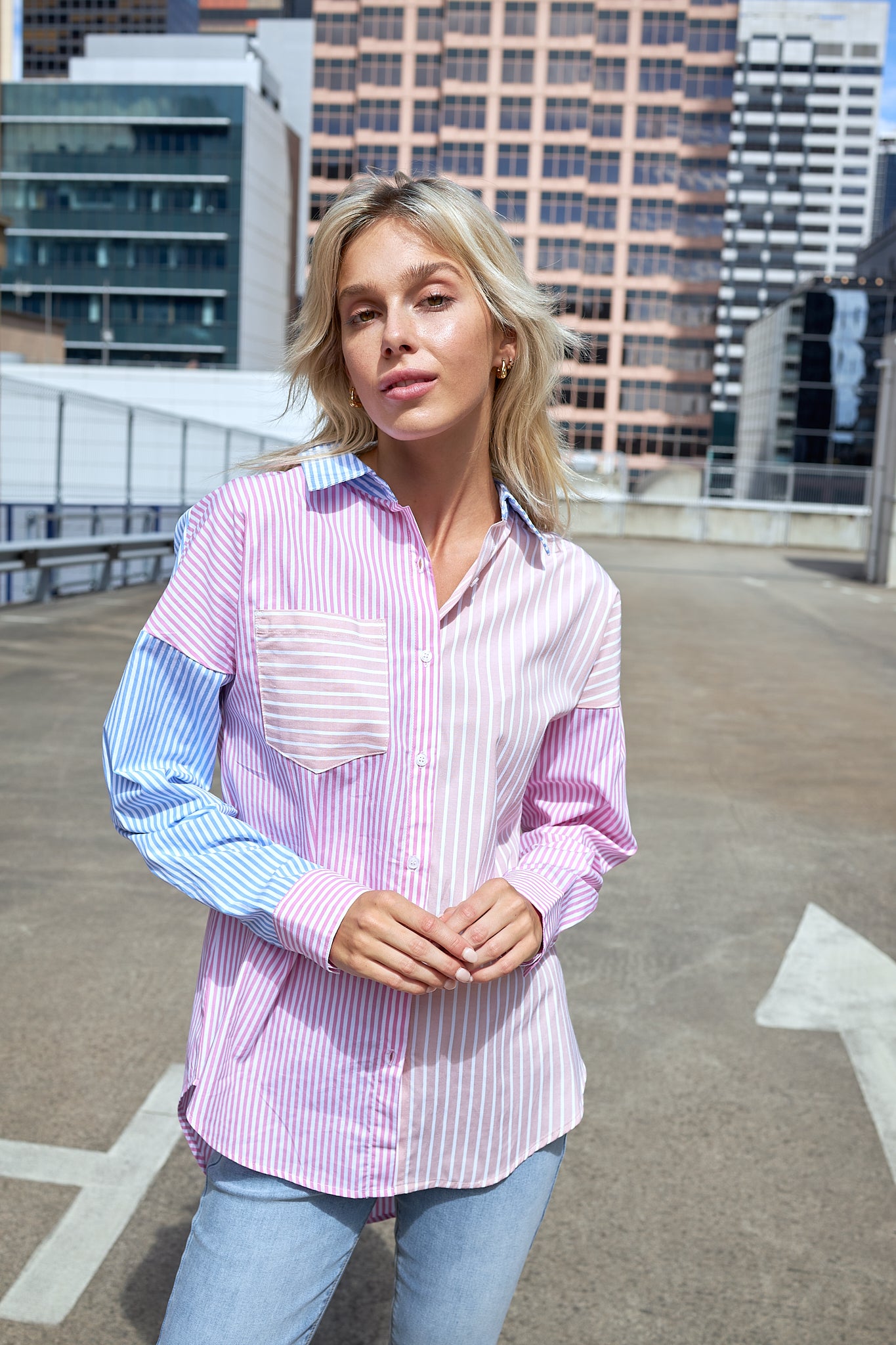 LAGUNA STRIPE SHIRT - MULTI STRIPE
