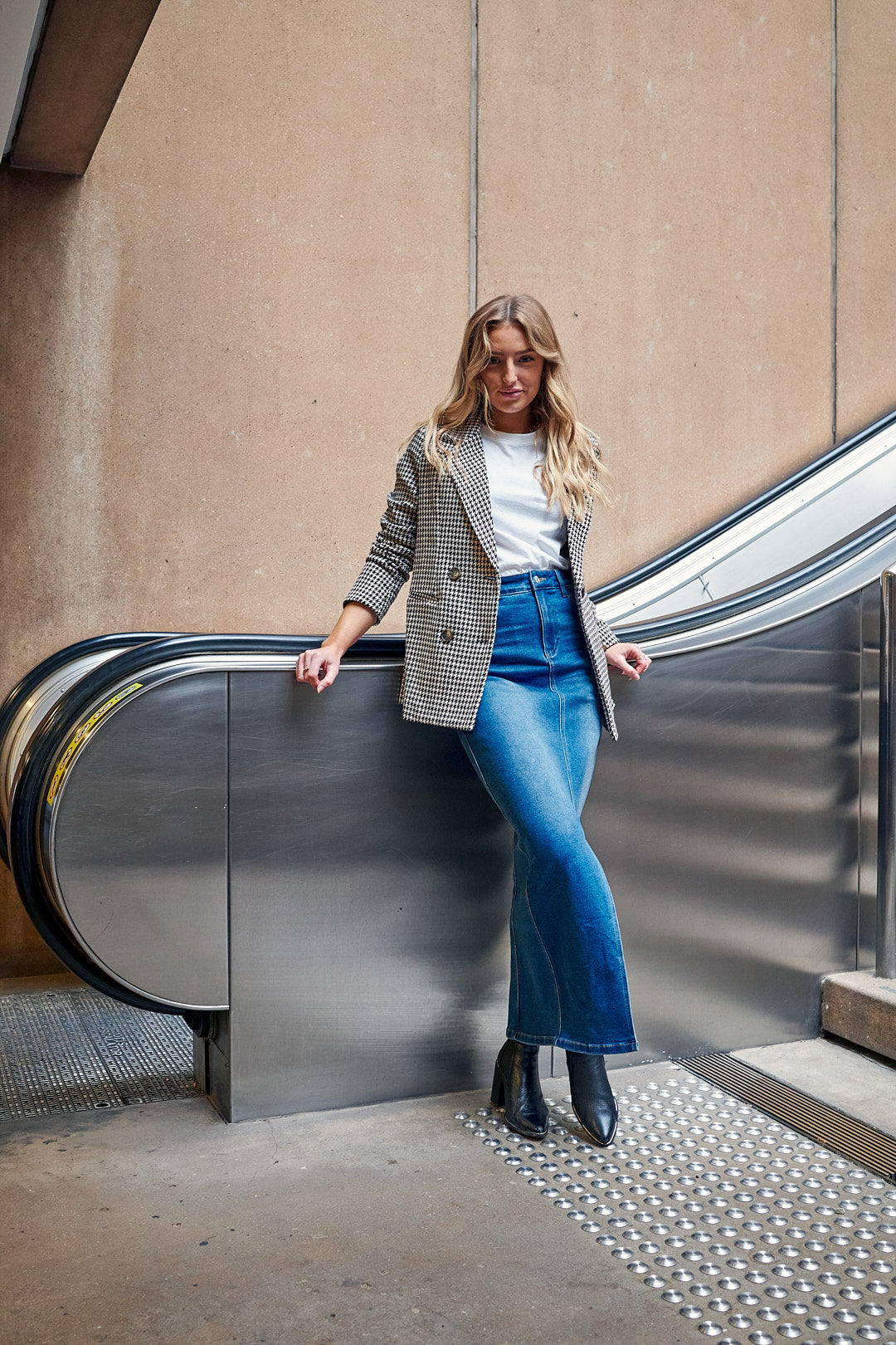 Harper Denim Maxi Skirt