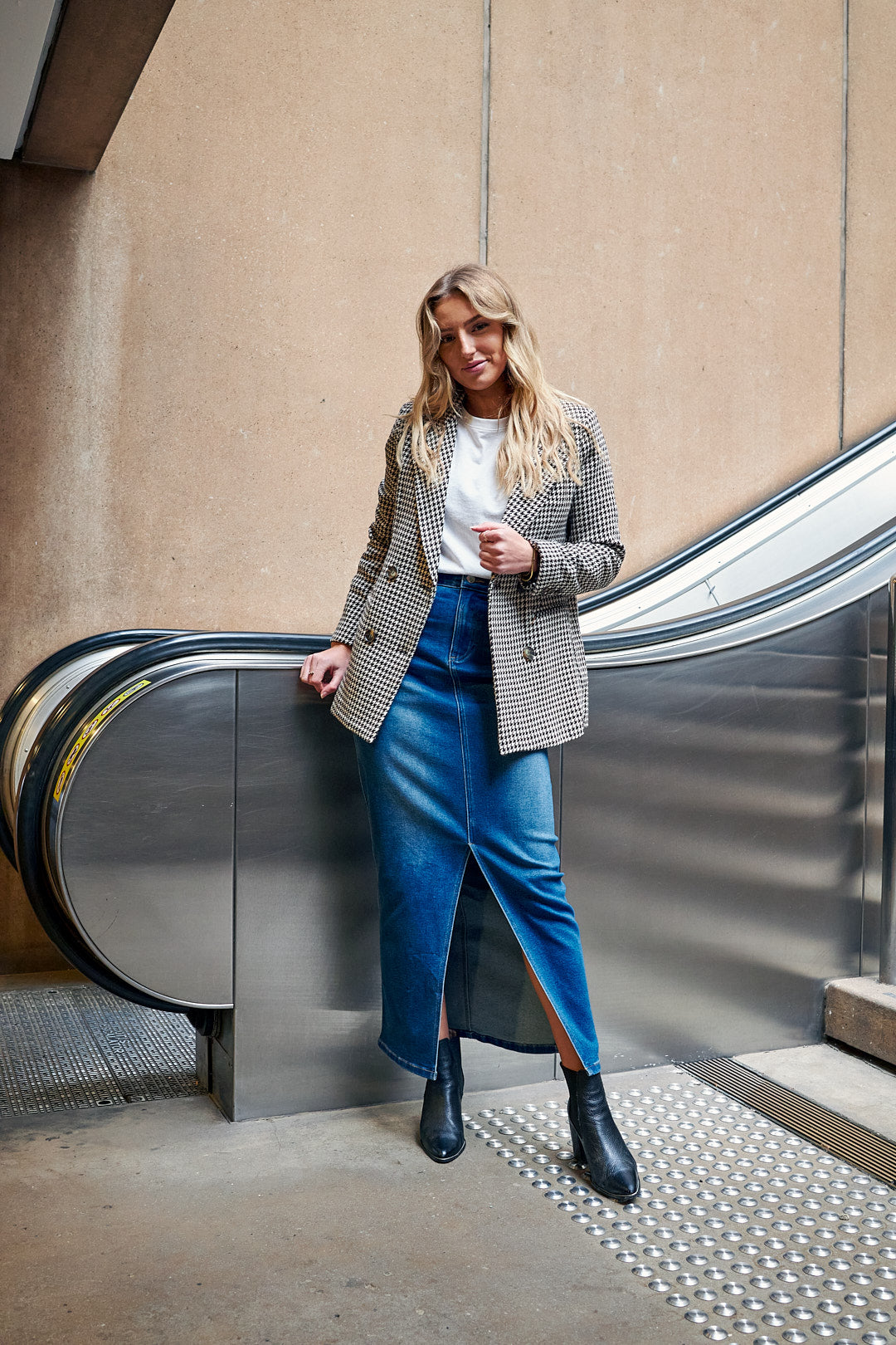 Harper Denim Maxi Skirt