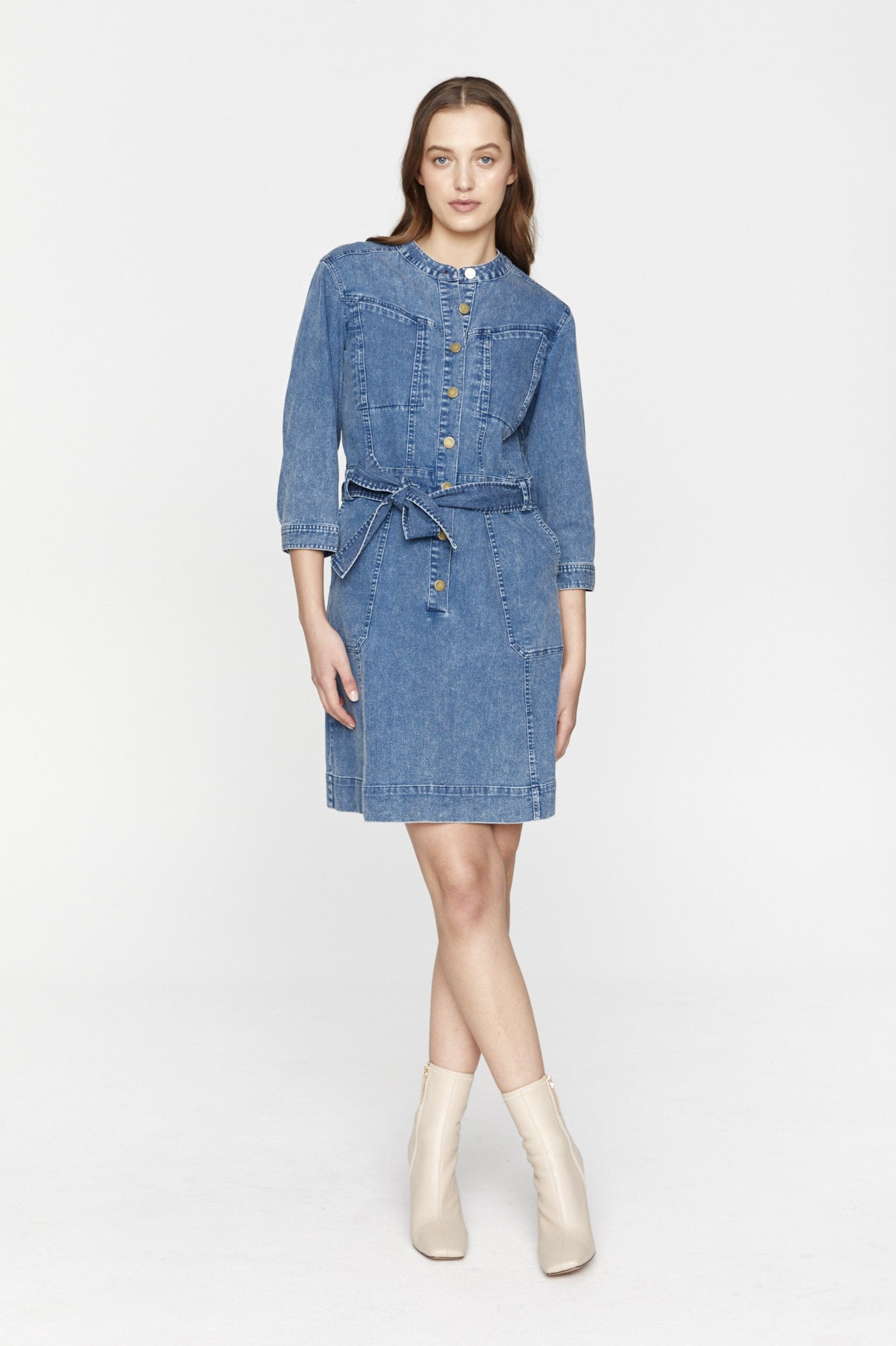 IZZIE DENIM DRESS