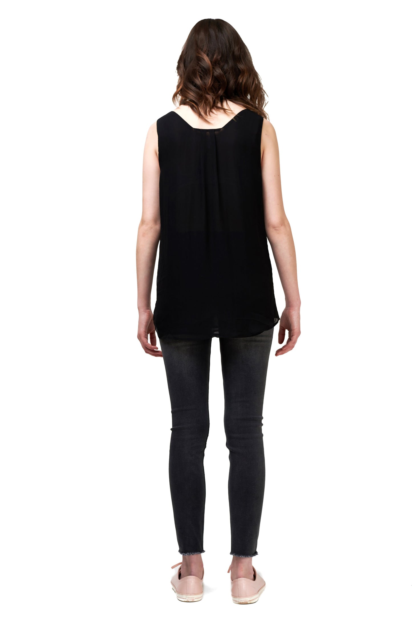 ASPINA SILK BEADED CAMI