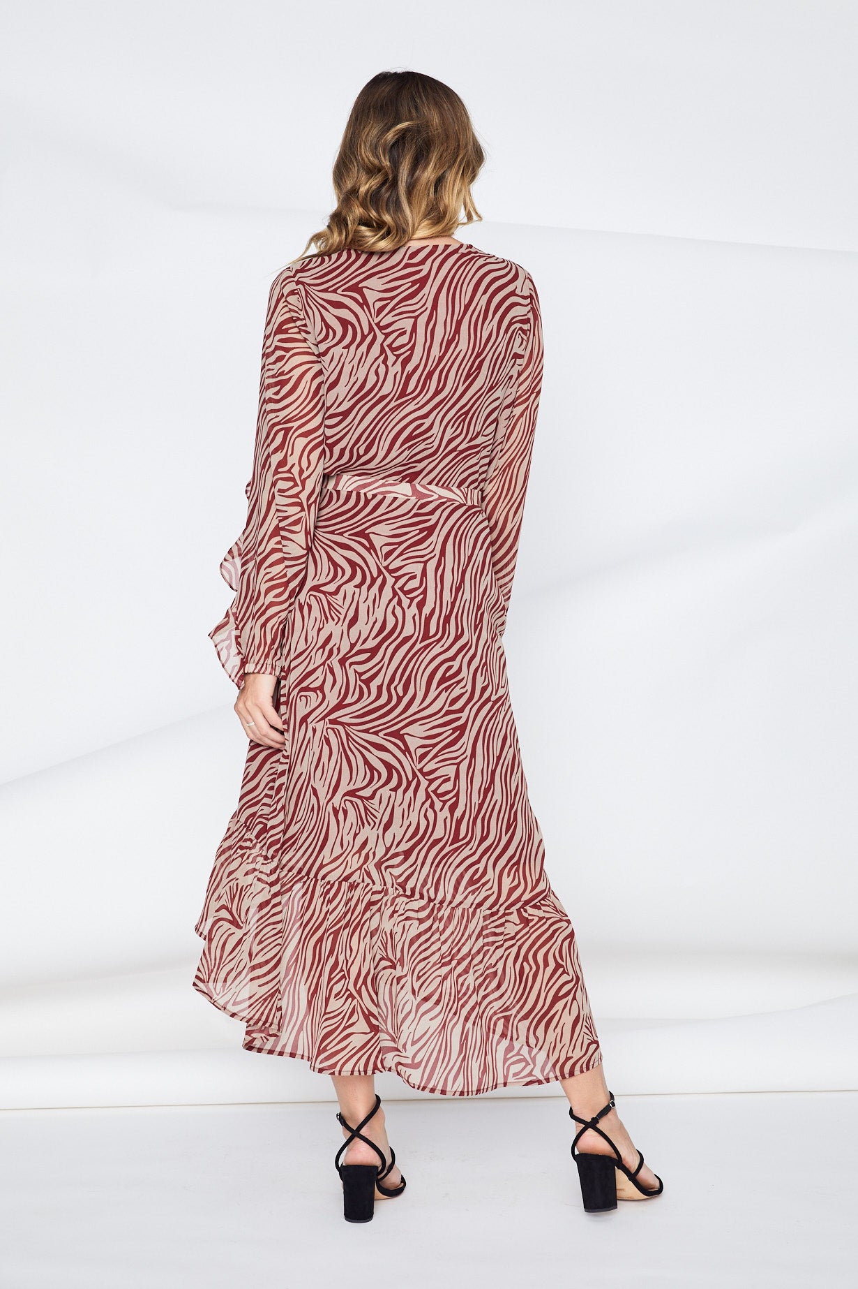 ADELE RUFFLE WRAP SKIRT