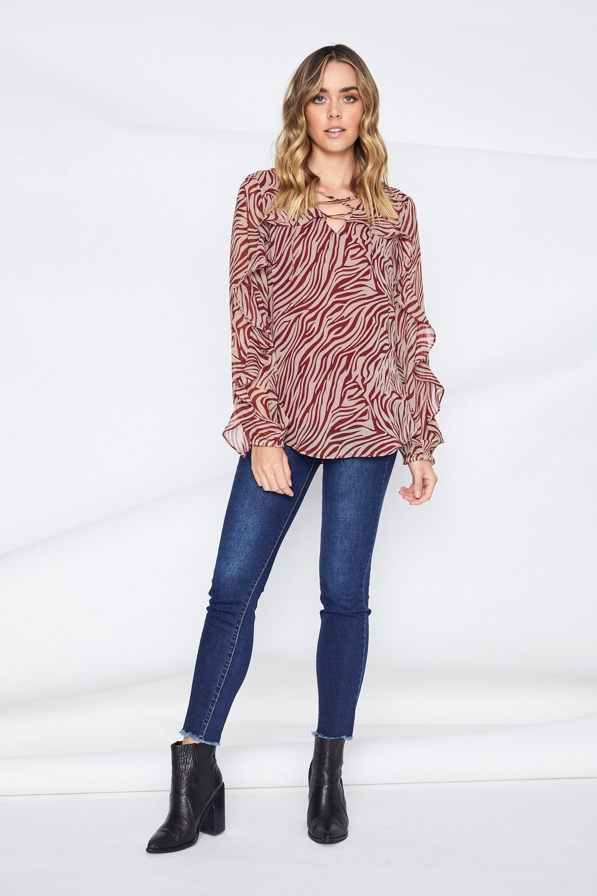 FLORENCE RUFFLE TOP