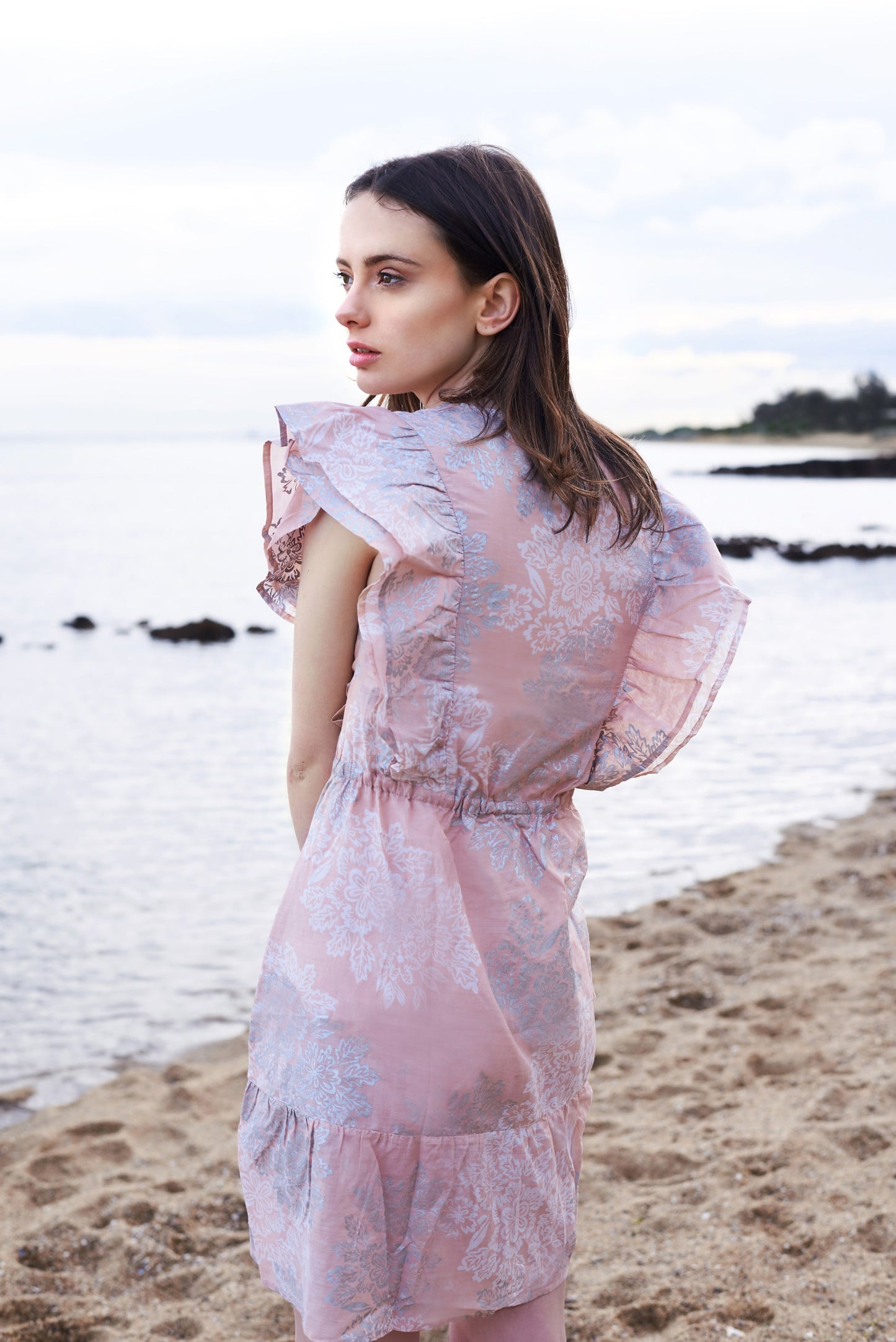 Sofia Silk Cotton Dress