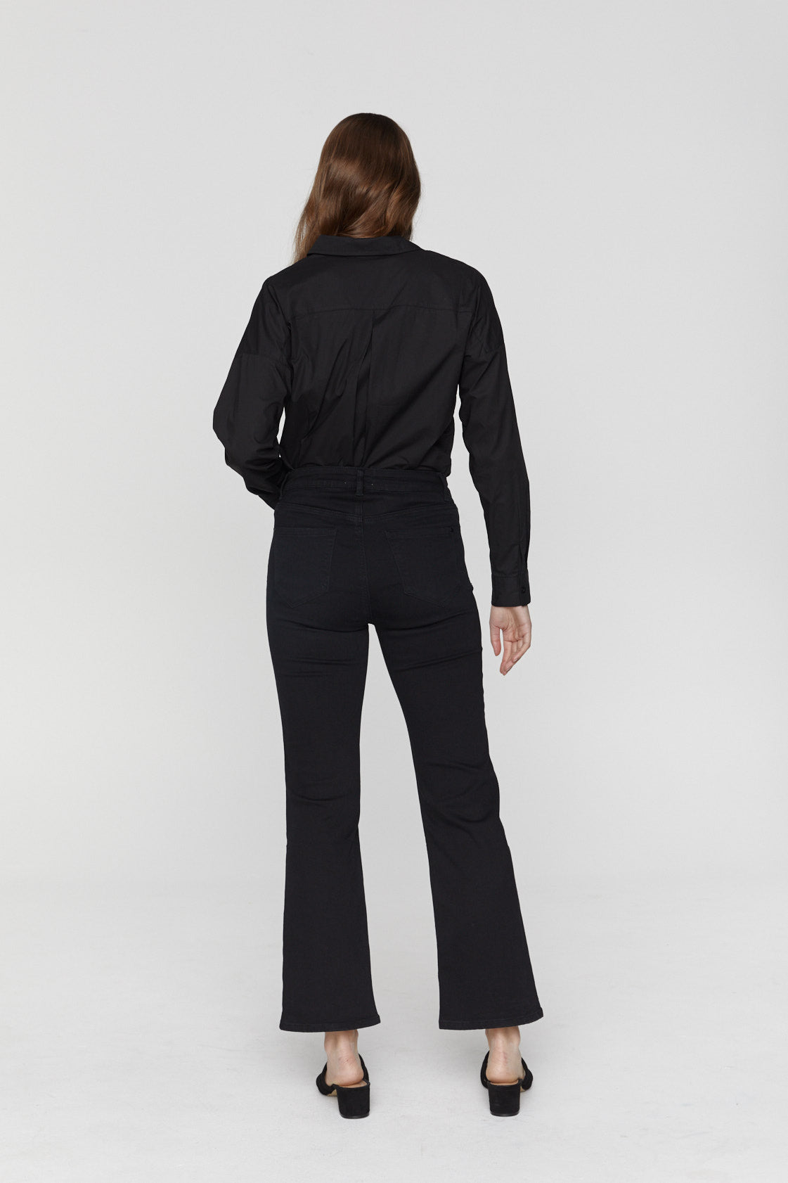 MOLLY FLARE JEAN - BLACK