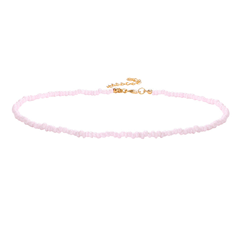 Fine Beaded Choker Necklace