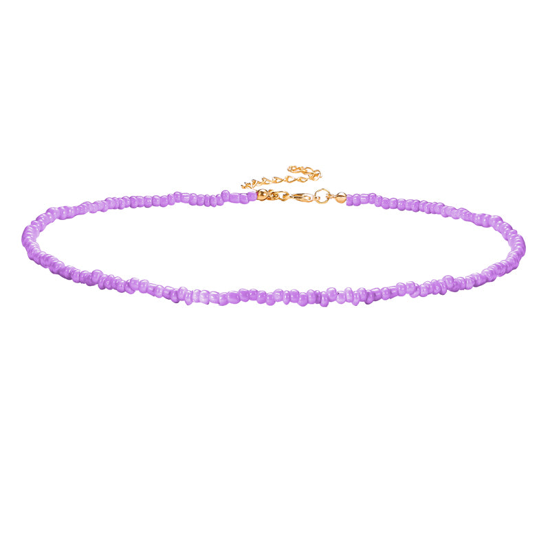 Fine Beaded Choker Necklace