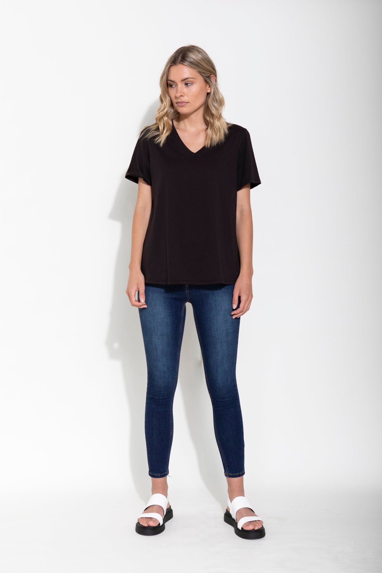 ANDI TEE ORGANIC COTTON - BLACK