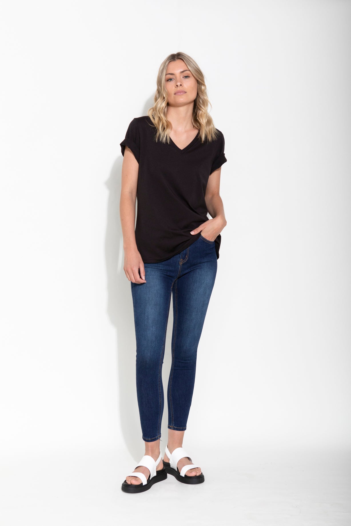 ANDI TEE ORGANIC COTTON - BLACK