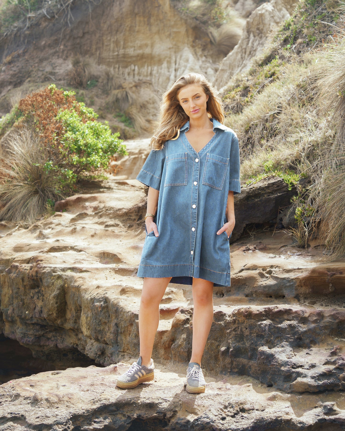 Poppy Denim Dress - Pre Order End Jan