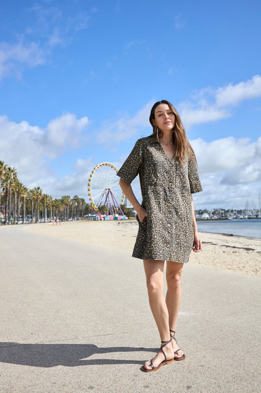 Poppy Leopard Dress